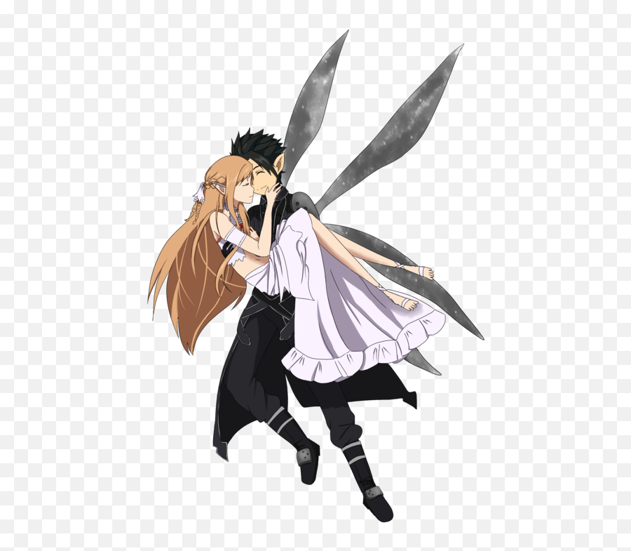 Kirito X Asuna U003c3 With Images Sword Art Online - Kirito Asuna Png,Asuna Transparent