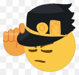 Jojo Jojosbizarreadventure Anime Meme - Jojo Bizarre Adventure Emoji Png,Jojo Hat Png