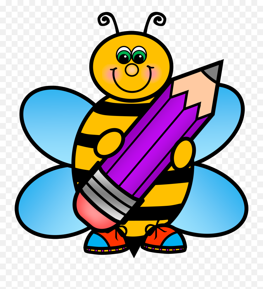Bee Image Royalty Free Stock Png Files - School Bee Clipart,Bee Clipart Png