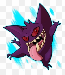 Wacky Gengar By Ikarimonster - Gengar 3000 X 3000 Png,Gengar Png