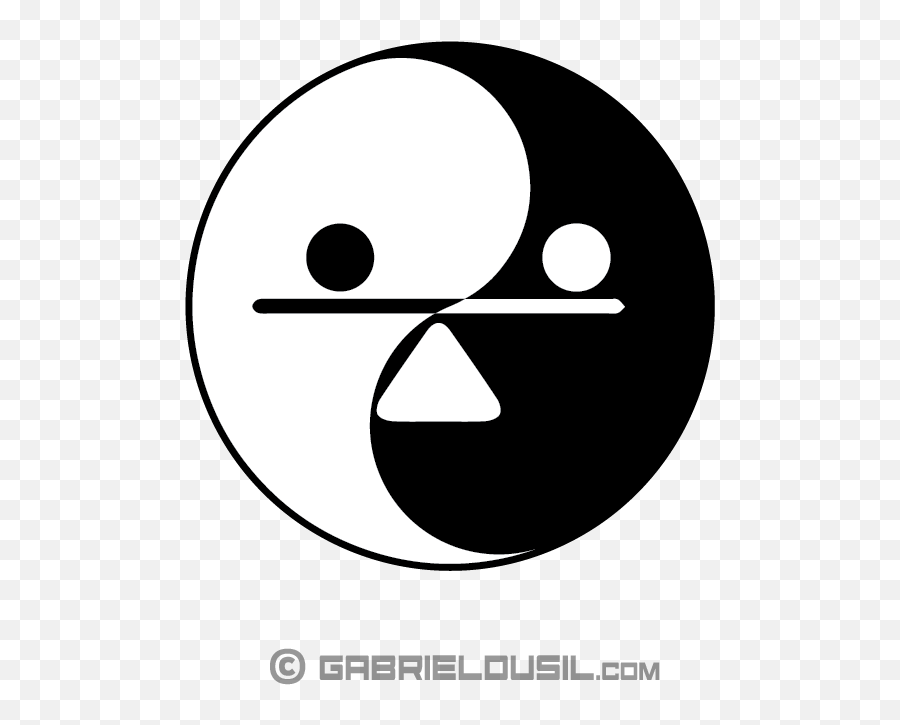 Yin Yang Gabriel Dusil U2022 Time Is Relentless - Circle Png,Yin Yang Logo