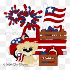 Patriotic Truck - Clip Art Png,Patriotic Png