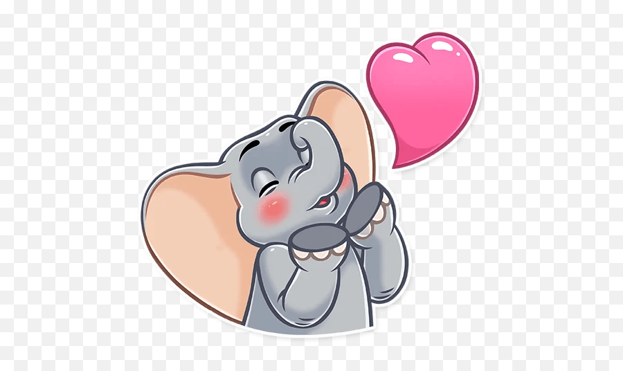 Dumbo - Telegram Sticker Cartoon Png,Dumbo Png