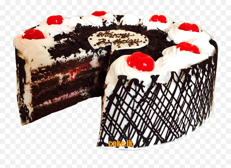 Black Forest Cake 1kg - Black Forest Cake Png Hd,Chocolate Cake Png