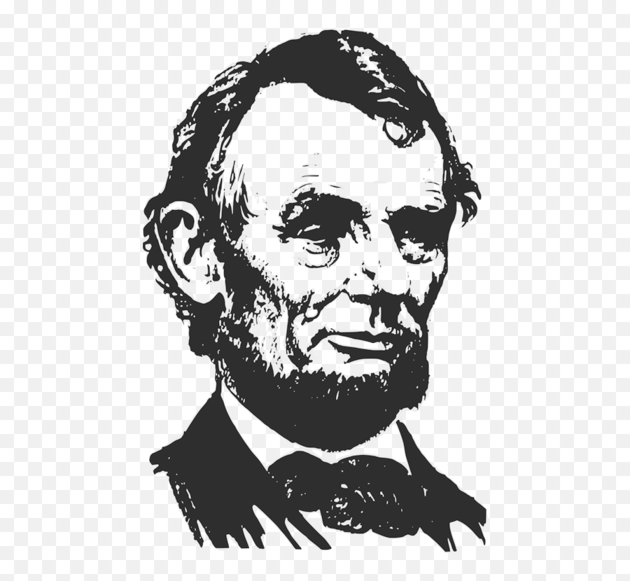 Head Stencil Art Png Clipart - Abraham Lincoln Png,Abraham Lincoln Png