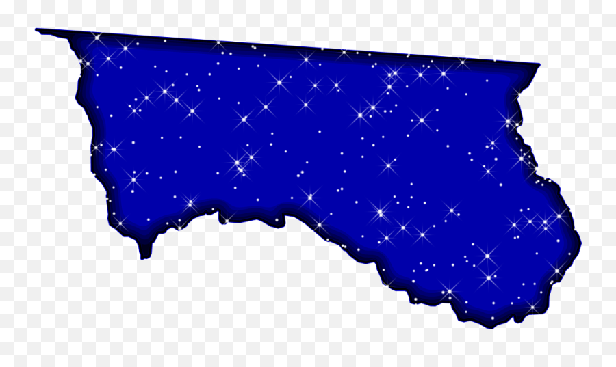 Hamilton County Florida Outline Png Starry Night