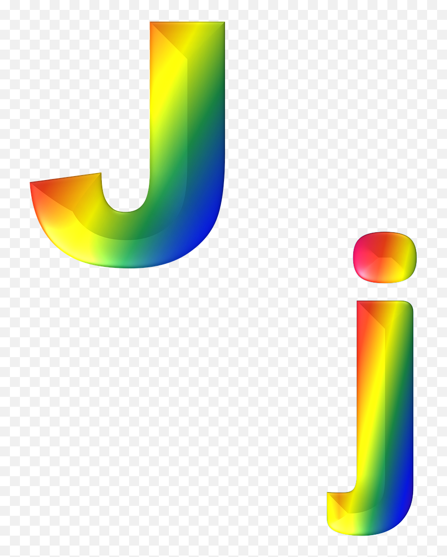 Letter J 3d - Free Image On Pixabay Rainbow Letter J Transparent Png,J Png