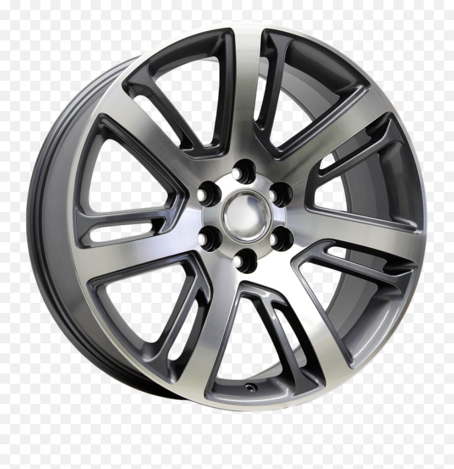 22x9 Cadillac Escalade Style Gunmetal With Cnc Machined Face - Rim Png,Escalade Png