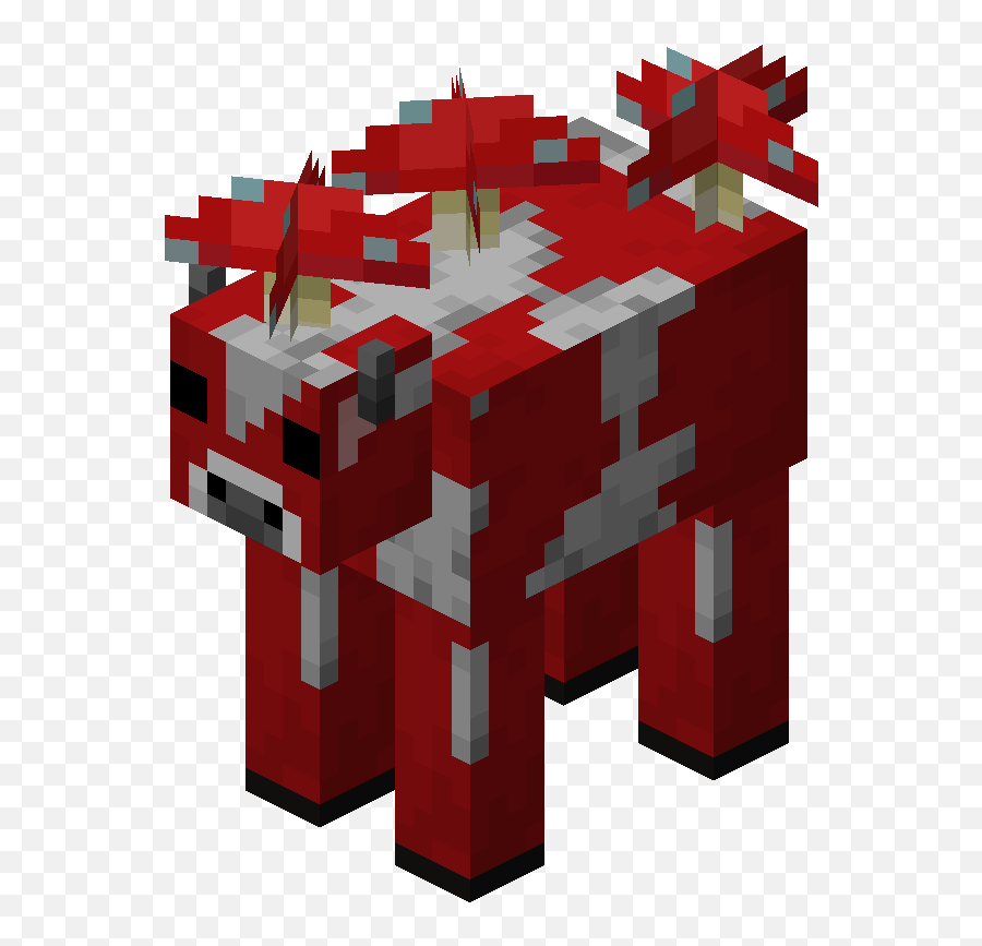 Mooshroom - Minecraft Red Cow Png,Minecraft Heart Png