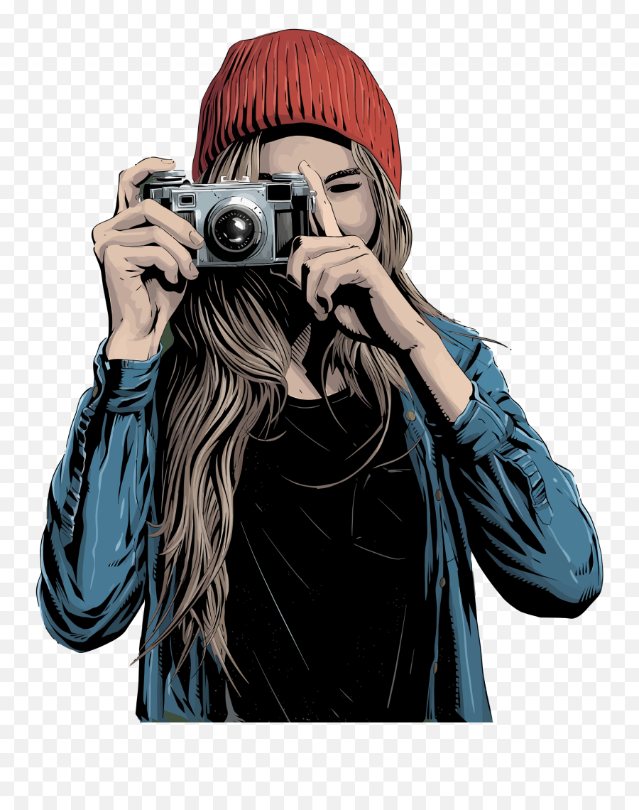 Photograph Clipart Female Photographer - Photographer Girl Art Png,Photographer Png