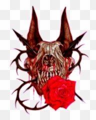 Xx Sdfdfdamira Hunter D9gjzqk - Wolf Skull Tattoo Png,Wolf Skull Png