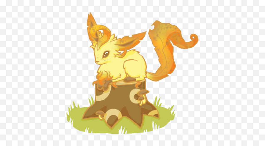 Download U201cautumn Leafeon I Wish The Shinies Were Like This - Dragon Png,Leafeon Transparent
