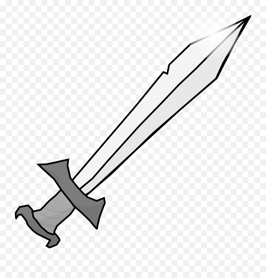 Library Of Tiny Sword Svg Free Download - Sword Clipart Black And White Png,Swords Transparent