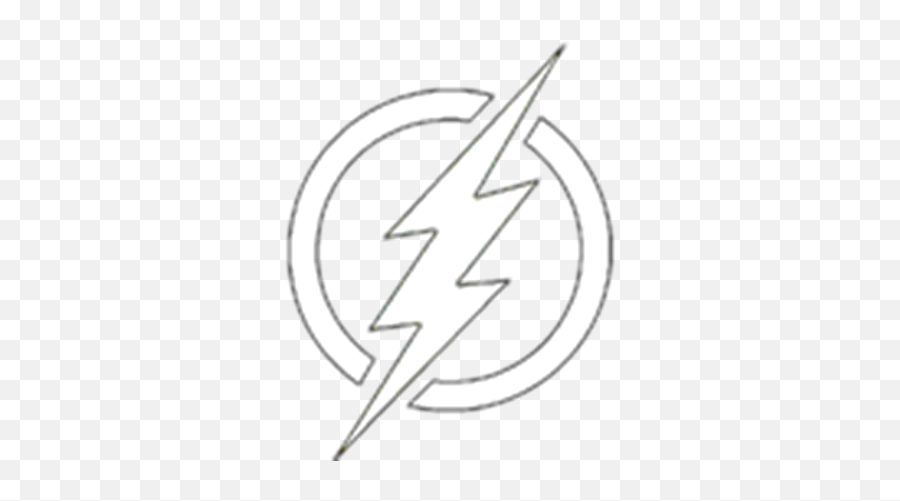 Flash Symbol White - Roblox Super Hero Flash Svg Png,White Flash Png