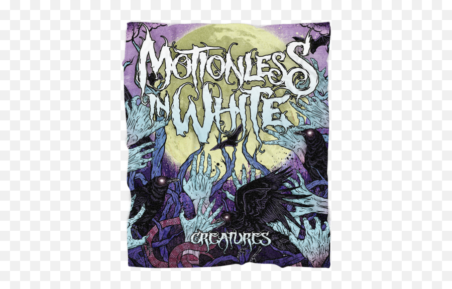 Creatures Album Blanket - Motionless In White Creatures Vinyl Png,Motionless In White Logo