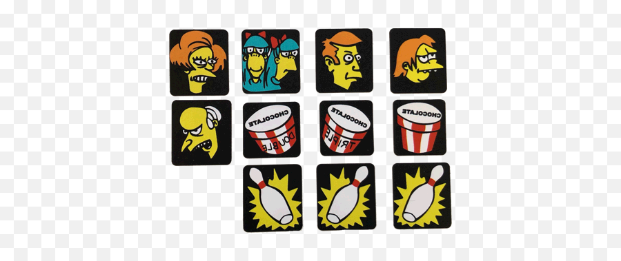 The Simpsons Target Decal Set - Language Png,Pinball Icon