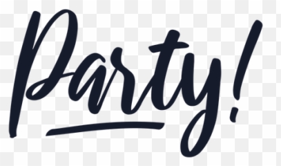 Transparent Png Svg Vector File - Party Lettering,Party Transparent