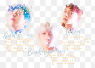 K - Pop EXO CBX 1 So baby can I be your boyfriend Hair Design png