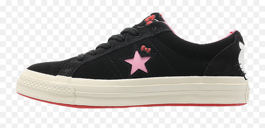 Hello Kitty X Converse One Star Black - Converse One Star Hello Kitty Uk Png,Sanrio Icon