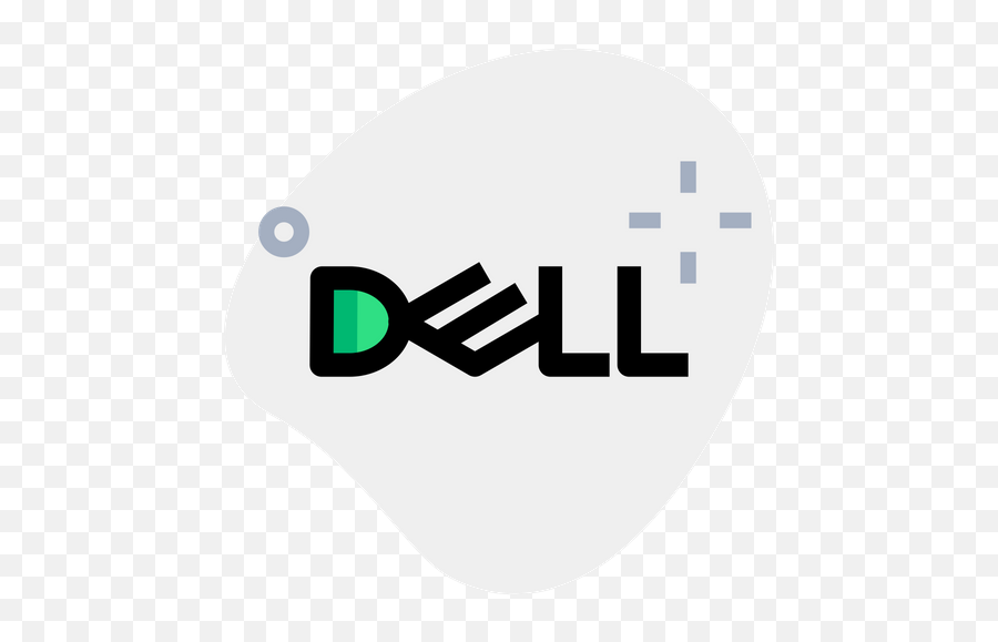 Dell Logo Icon Of Colored Outline Style - Dot Png,Dell Icon Png
