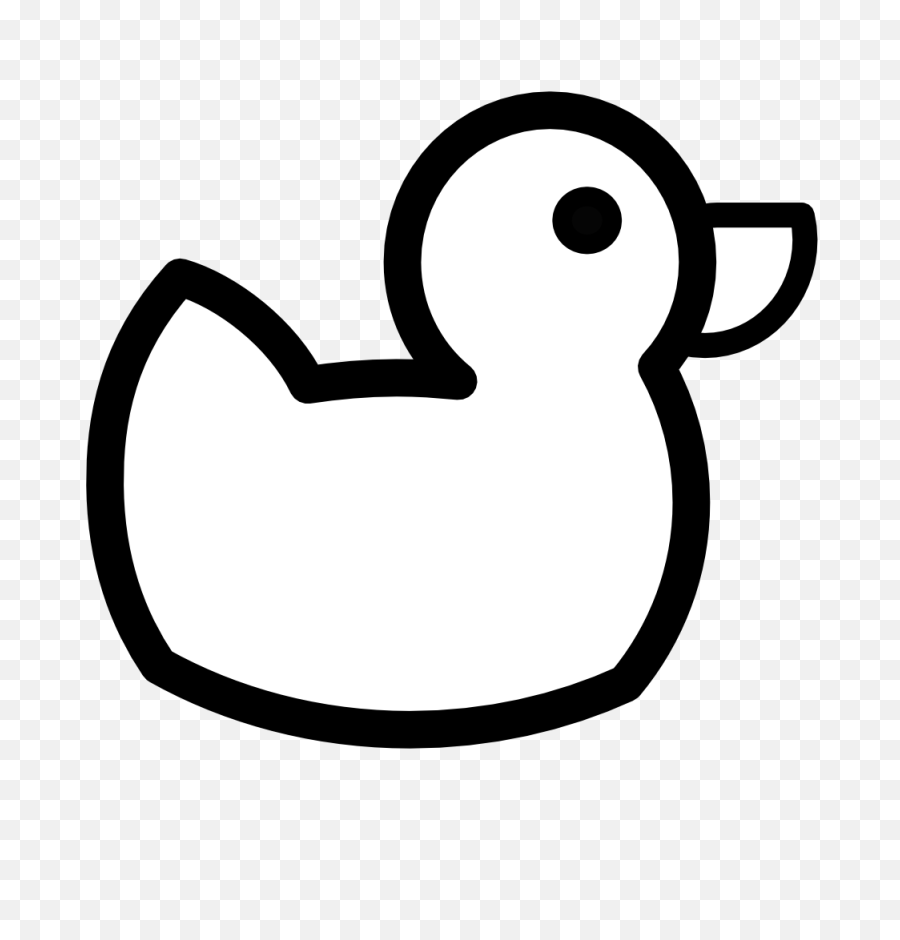 Library Of Baby Duckling Clipart Royalty Free Black - Duck Clipart Black And White Png,Duck Clipart Png