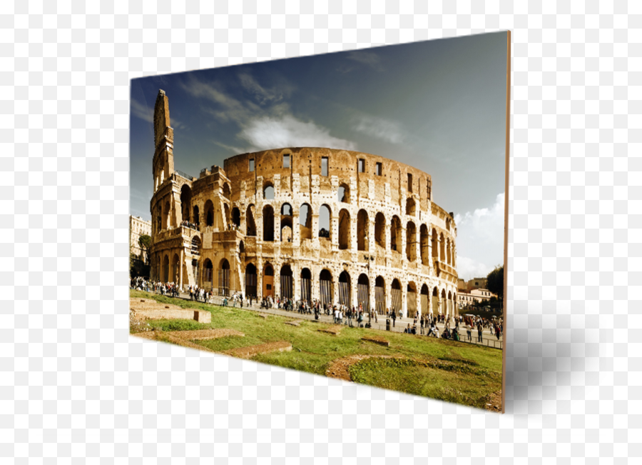 Wooden Art Prints - Represent Italy Png,Colosseum Png