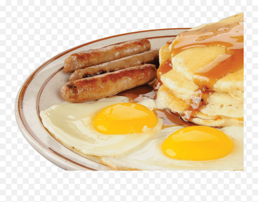 Scrambled Eggs Png - Sausage Pancakes And Eggs,Pancakes Transparent