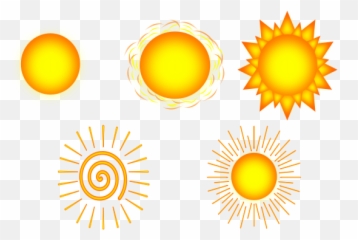 Sun Icons Set Svg Graphic By Yaroslav Matveev Creative Fabrica - Vertical Png,Weather Icon Set