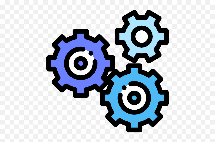 Gears - Free Interface Icons Mise En Production Informatique Png,Gears Icon