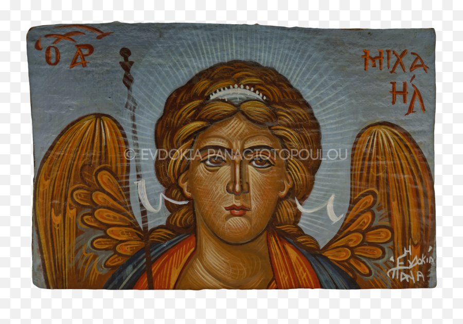 Icons Evdokia Panagiotopoulou - Angel Png,Annunciation Orthodox Icon