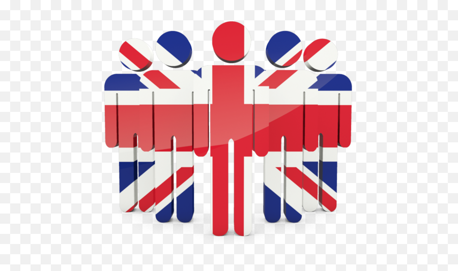 People Icon Illustration Of Flag United Kingdom - Donde Bandera Azul Blanco Y Rojo Png,Others Icon