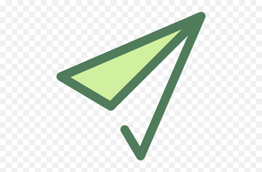 Message Paper Plane Childhood Origami Airplane - Flaticon Paper Plane Green Png,Green Message Icon