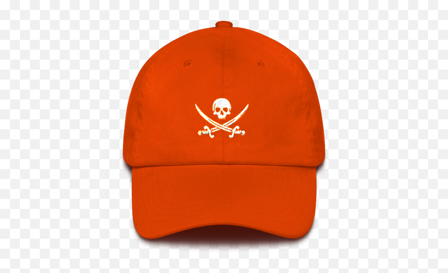 Orange Pirate Flag Dad Hat - Baseball Cap Png,Pirate Hat Transparent