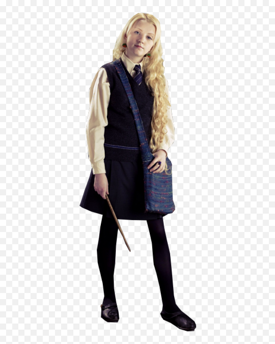 Luna With Magical Wand Png Image - Luna Lovegood Transparent Background,Wand Png