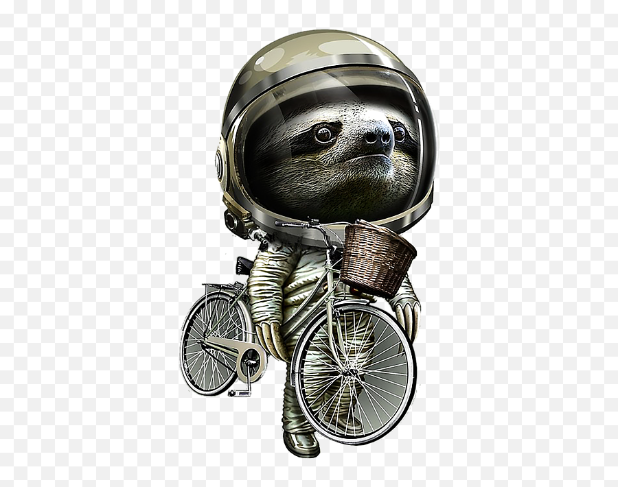 Sloth In Space Suit Beach Towel - Button Png,Sloth Png