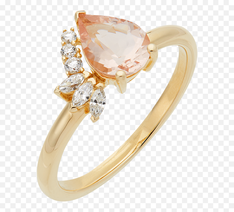 Morganite Engagement Rings Like Lily Collins Pink Stone Png Icon