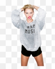 Transparent Miley Cyrus - Miley Cyrus Rap Music Png,Miley Cyrus Png