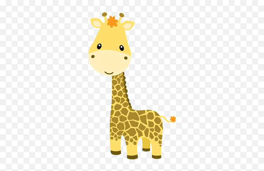 Giraffe Clipart Zoo Animal Transparent - Baby Jungle Animals Clipart Png,Animal Clipart Png