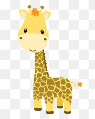 Giraffe Clipart Zoo Animal Transparent - Baby Jungle Animals Clipart Png,Animal Clipart Png