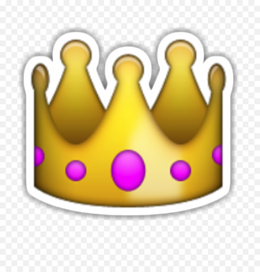 Transparent Background Iphone Emoji - Crown Emoji Png Iphone,Ios Emoji Png