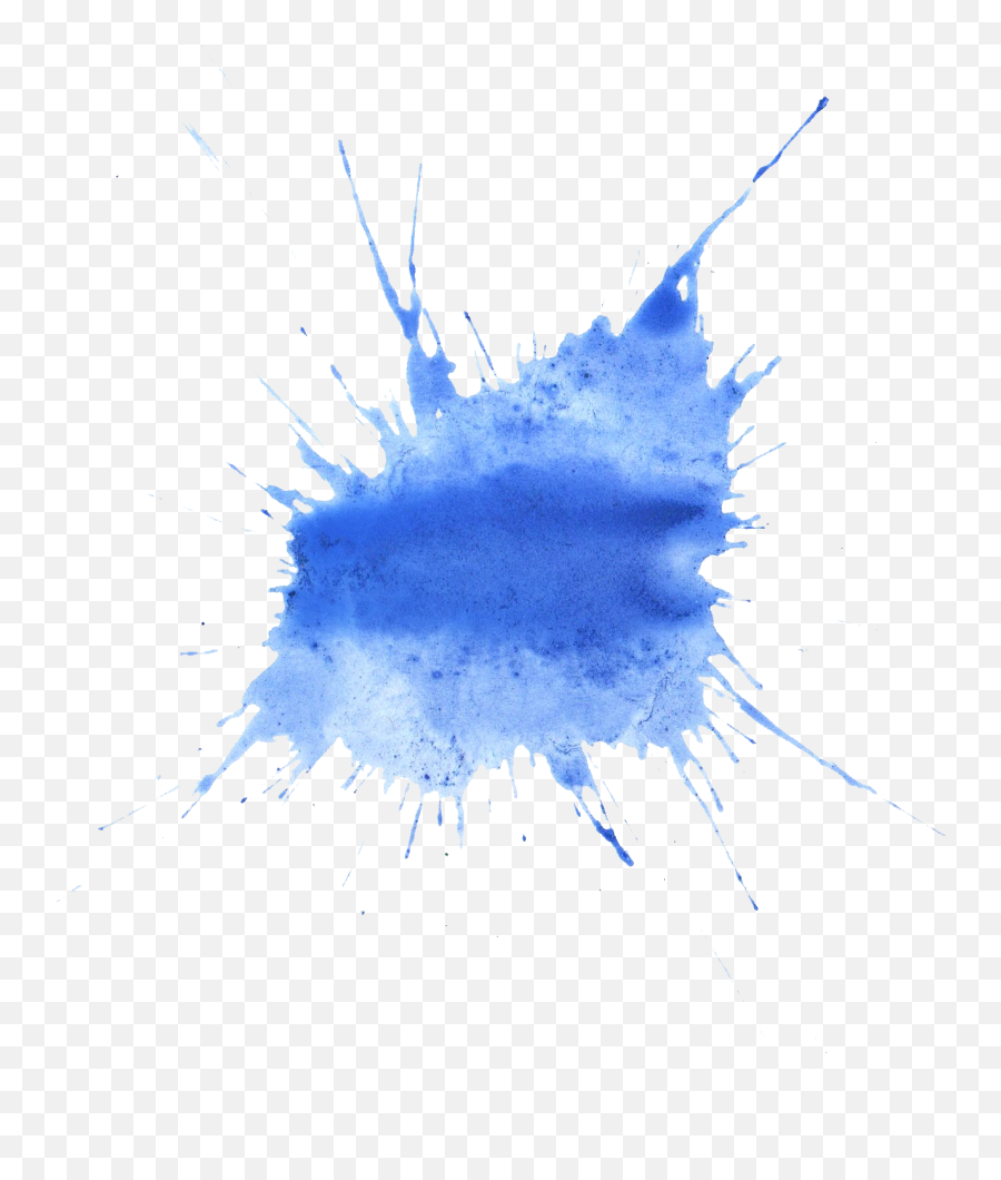20 Blue Watercolor Splatter - Blue Watercolor Splash Png,Blue Splash Png