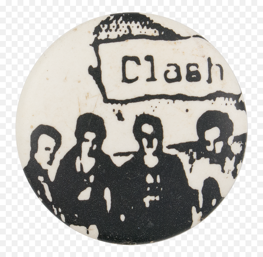 The Clash Black And White Busy Beaver Button Museum - Illustration Png,White Button Png