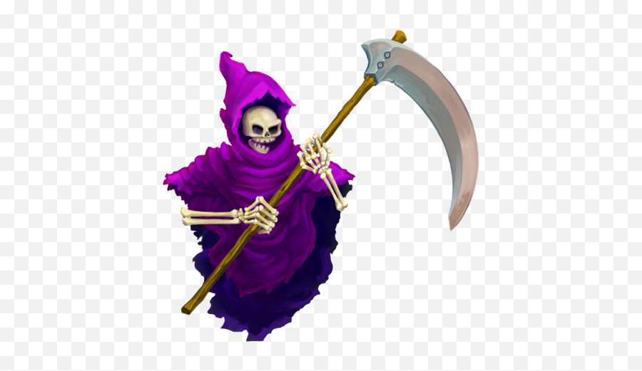 Hand Painted Collection Game Art Partners - Grim Reaper Sprite Png,Grim Reaper Transparent Background