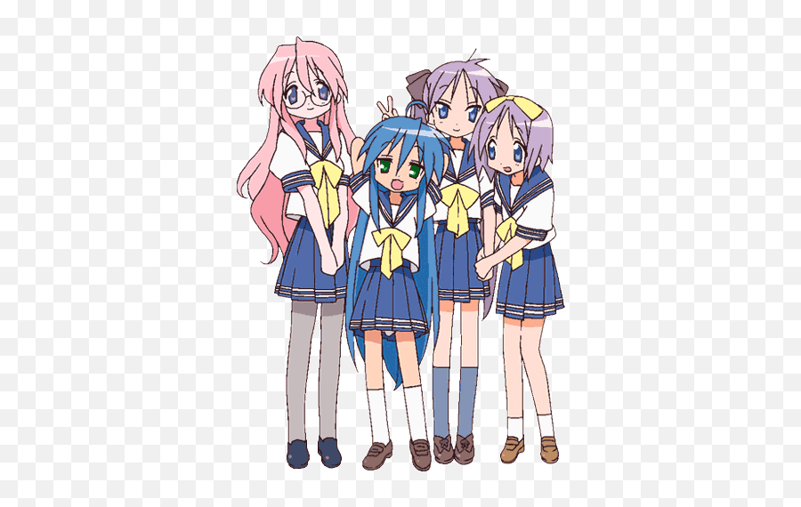 Download Hd Lucky Star - Anime Girl Lucky Star Transparent Lucky Star Summer Uniform Png,Anime Pngs