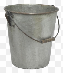 Metal Bucket Png Background Image - Transparent Metal Bucket Png,Bucket Png