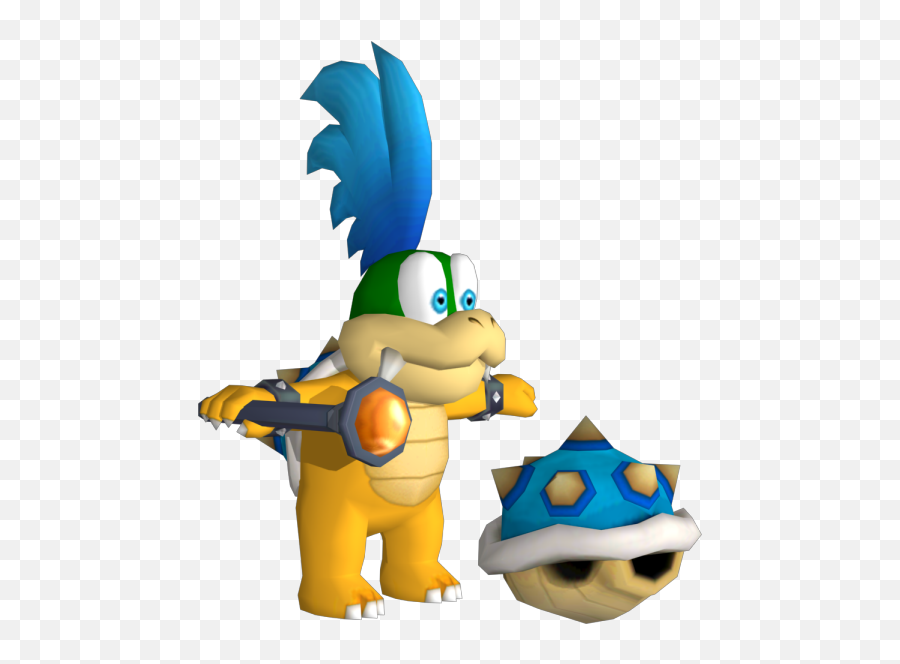 Wii - New Super Mario Bros Wii Larry Koopa The Models Ludwig Mario Bros Png,Koopa Png