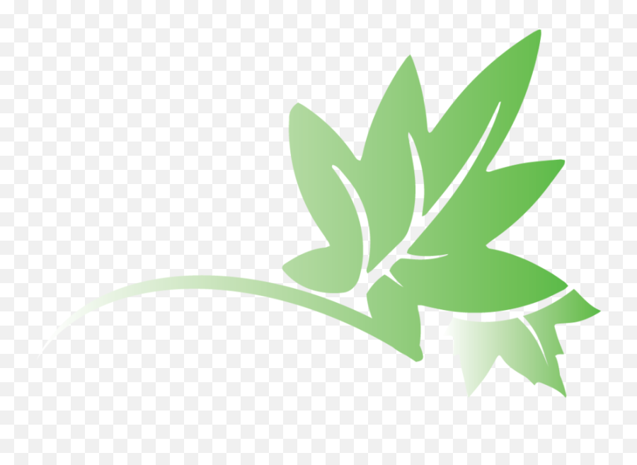 Png File Transparent Gradient Leaf Logo