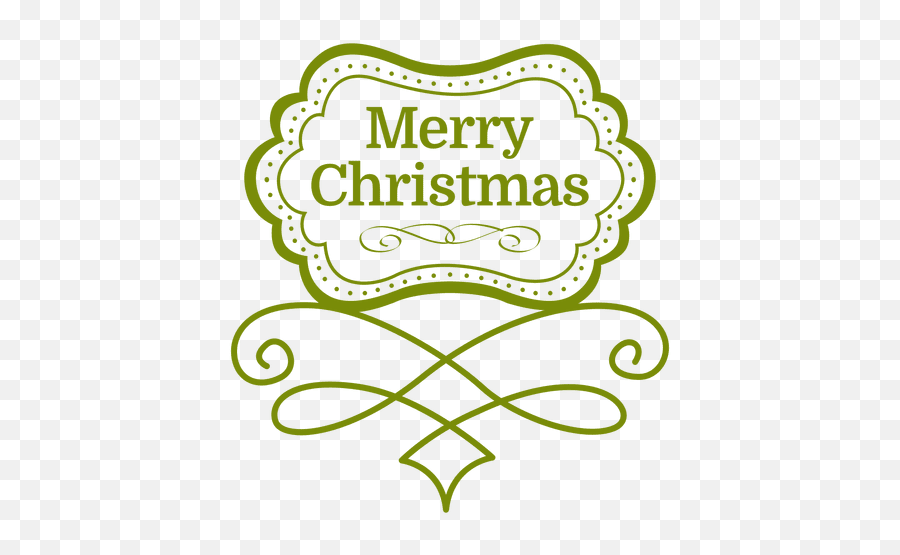 Merry Christmas Decorative Emblem - Transparent Png U0026 Svg First Day Of Fourth Grade Sign,Christmas Decoration Png