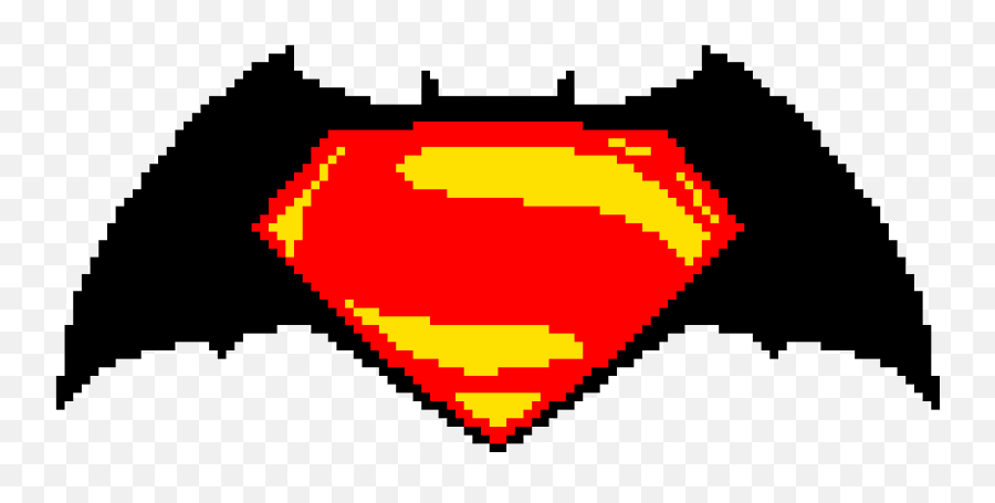 Pixilart - Batman Vs Superman Logo By Daniel2003 Png,Superman Logo Images