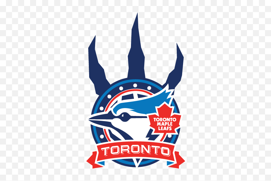 All Toronto Teams Together One Big Logo Blue - Toronto Football Club Logo Png,Toronto Maple Leafs Logo Png